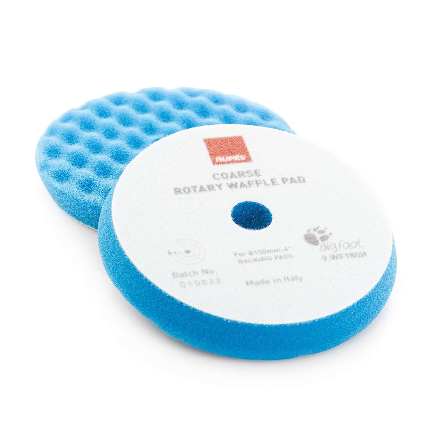 6-inch coarse waffle pads