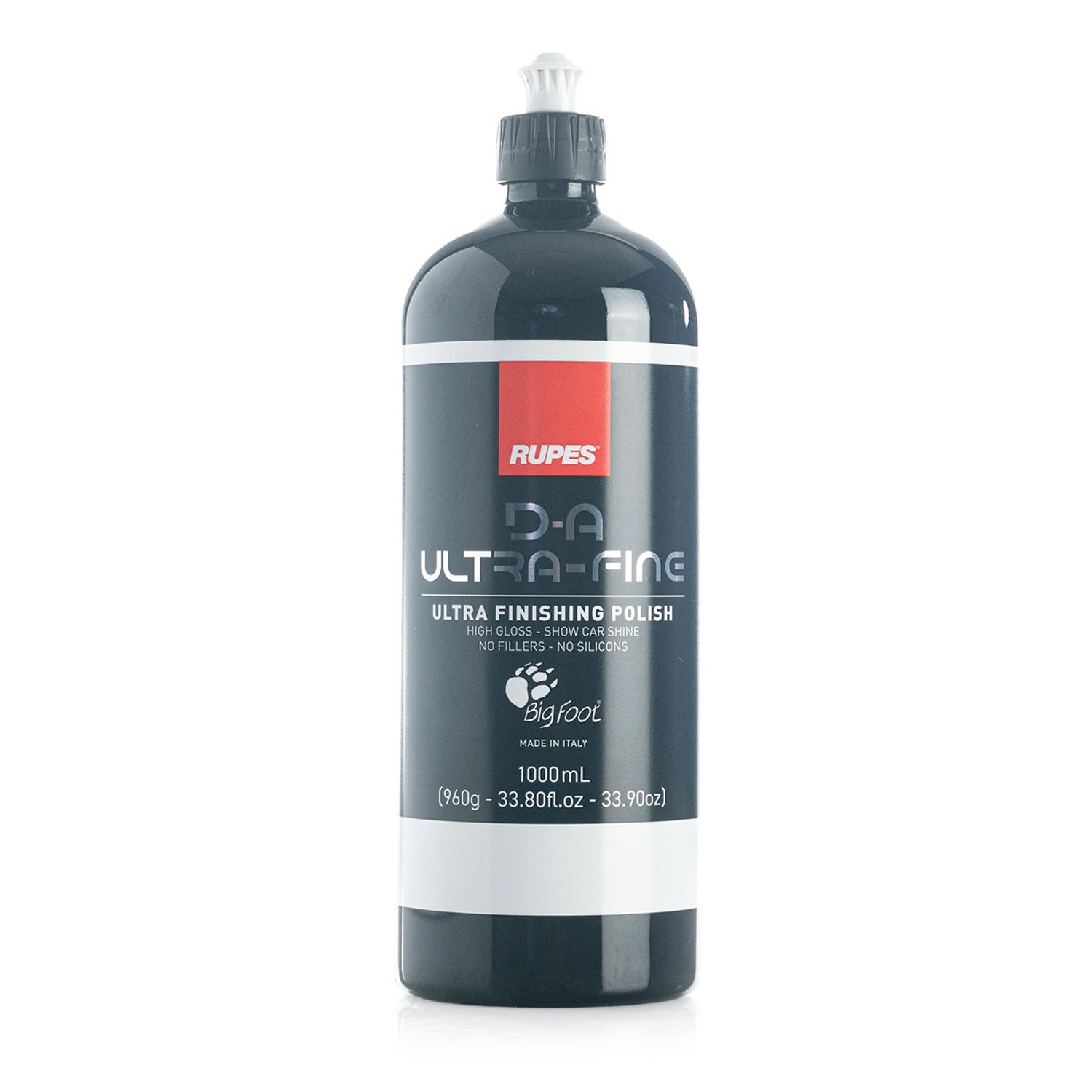 Rupes Ultra Finishing Polish bottle on a white background