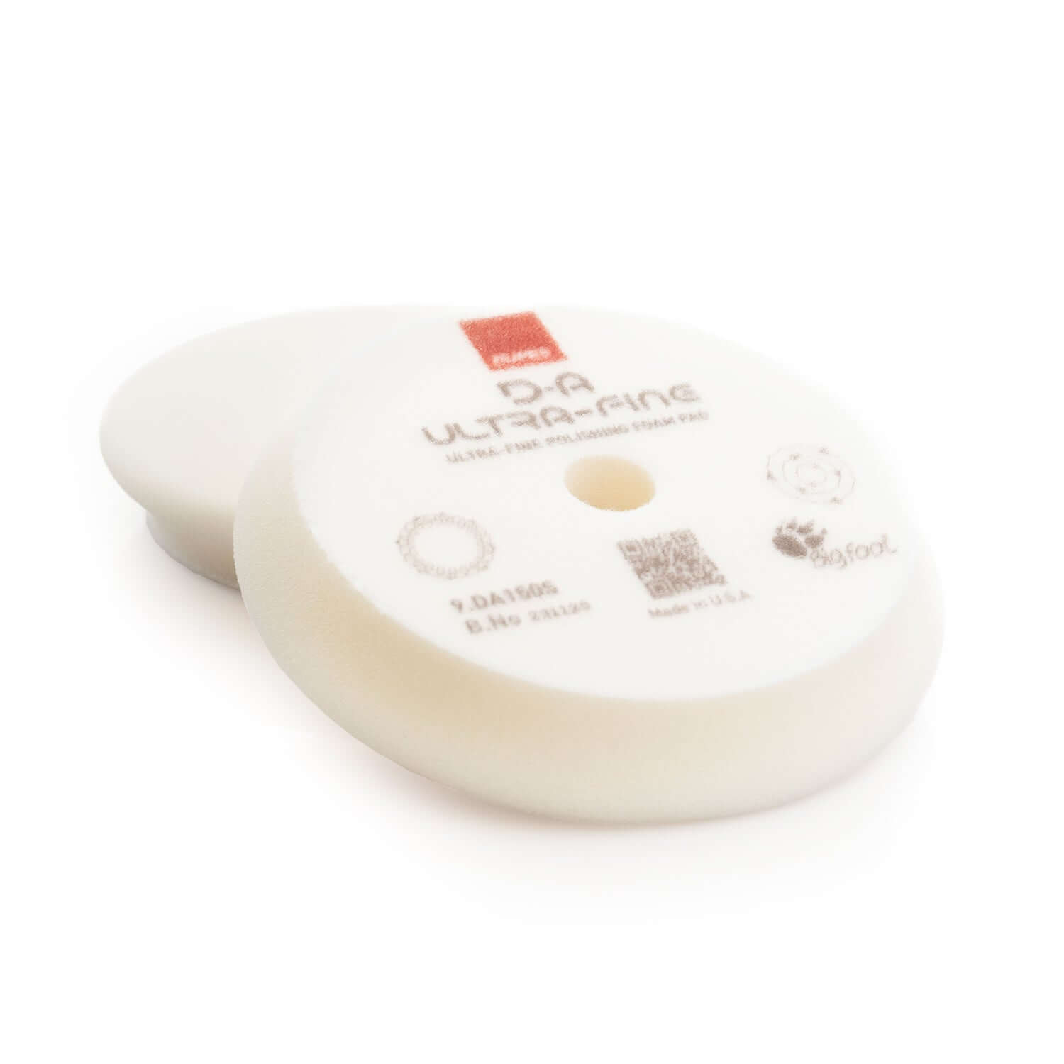5-inch white foam pads