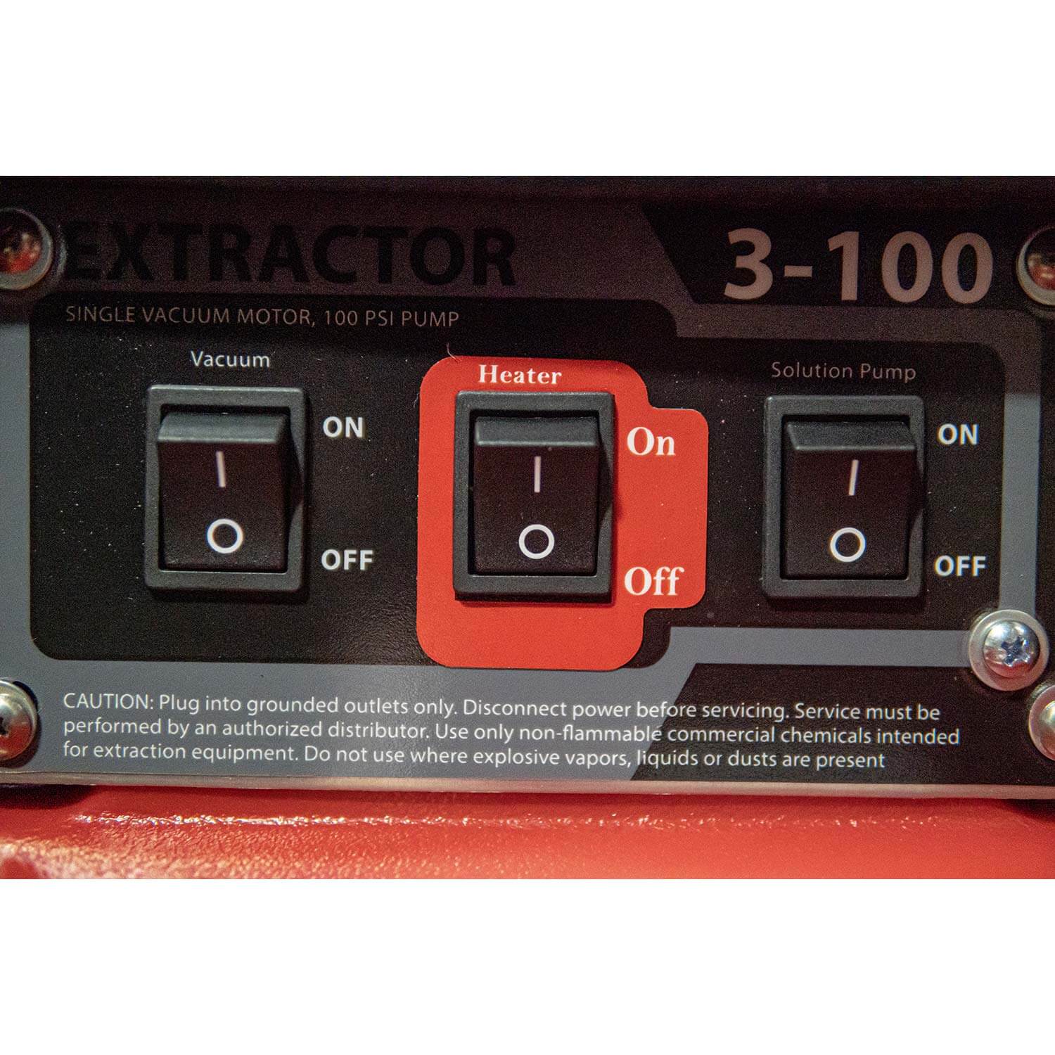 sandia12-gallon carpet extractor switches