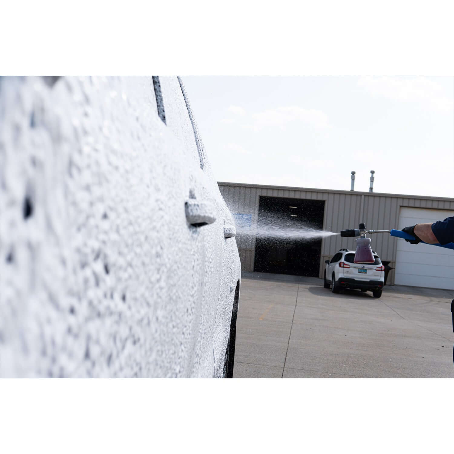 snow foam with foam cannon