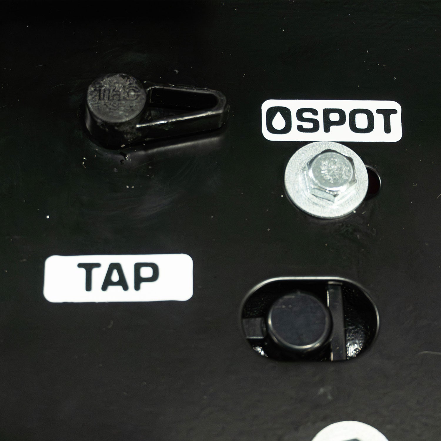 zero spot weater system switch with tap and 0 spot labeling