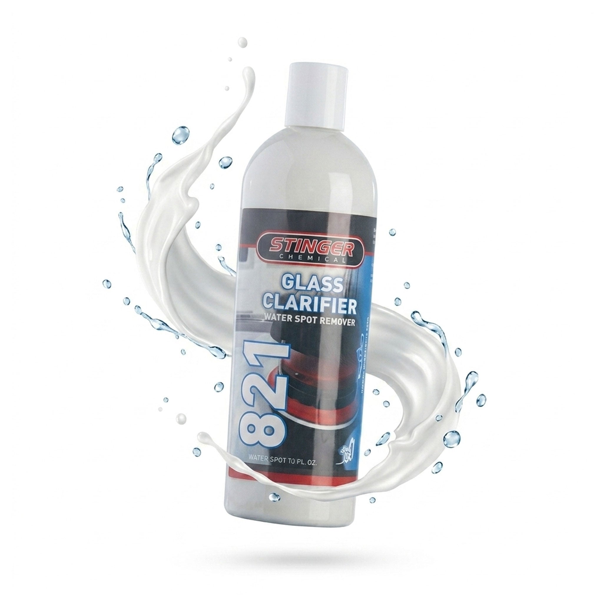 Stinger chemical glass clarifier floating liquid image