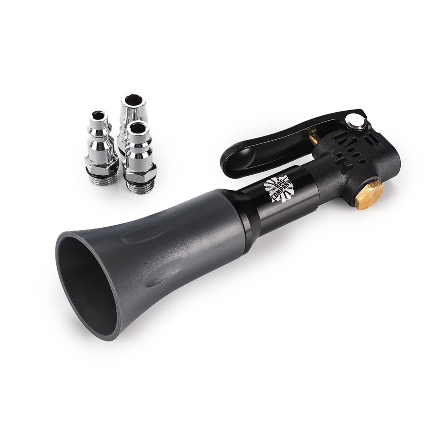 The Rag Comany Mini Blaster with fittings on a white background