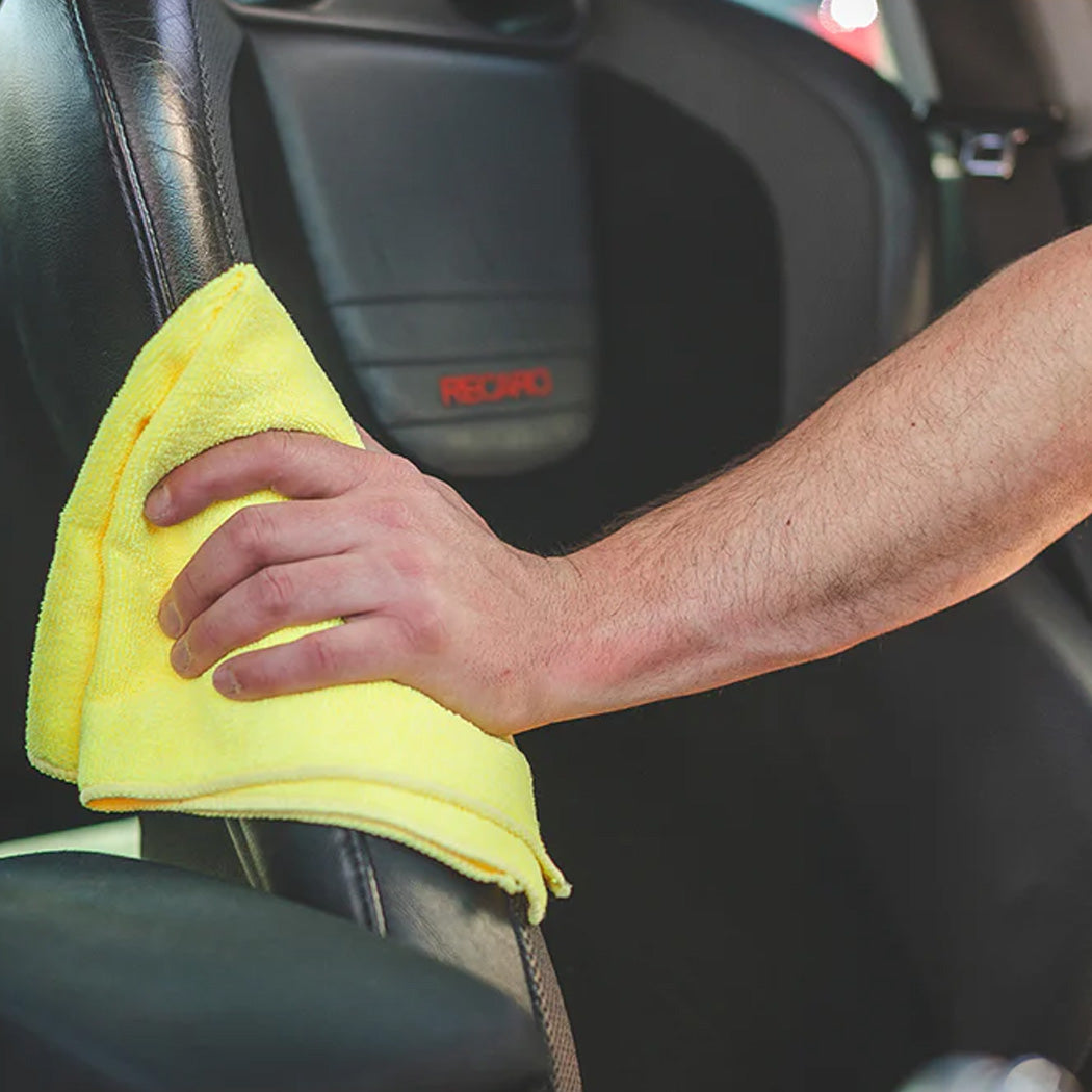 Yellow Interior Car Detailing Towel