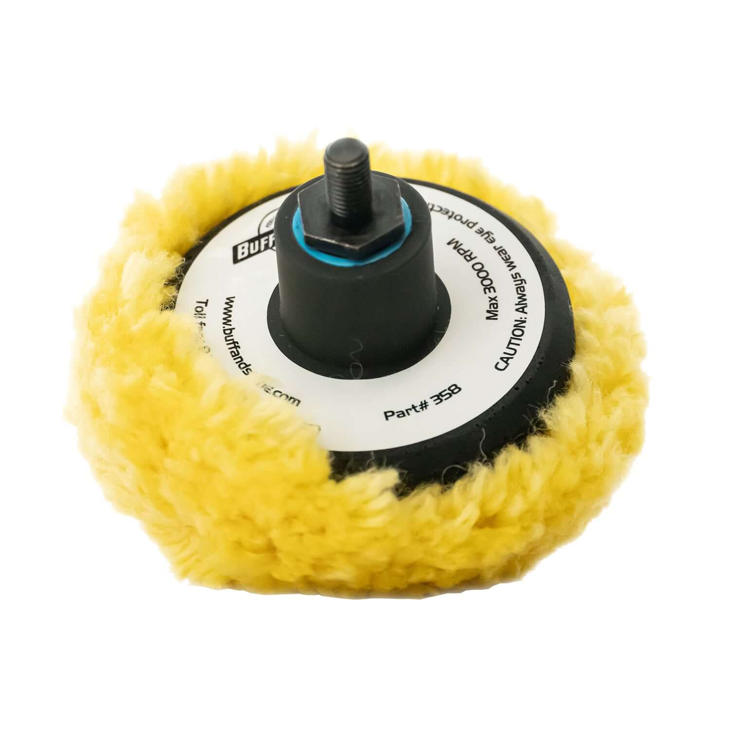3-inch yellow wool pad