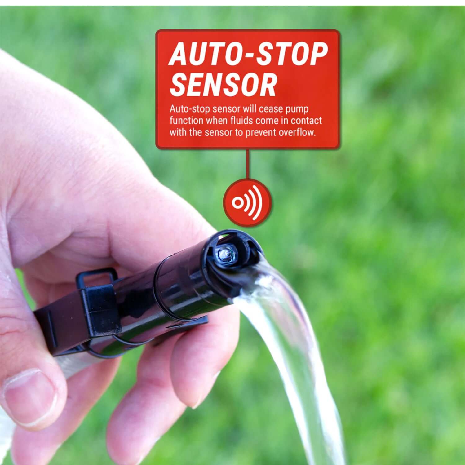 auto stop valve pump