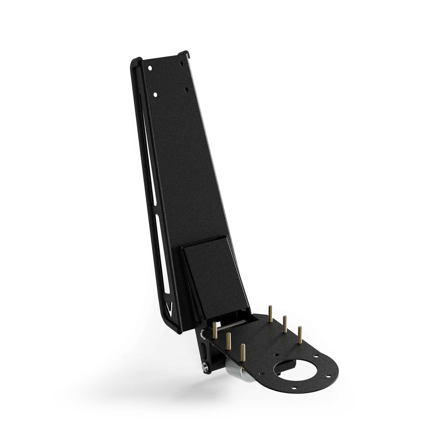 vyper black adjustable backrest on a white background