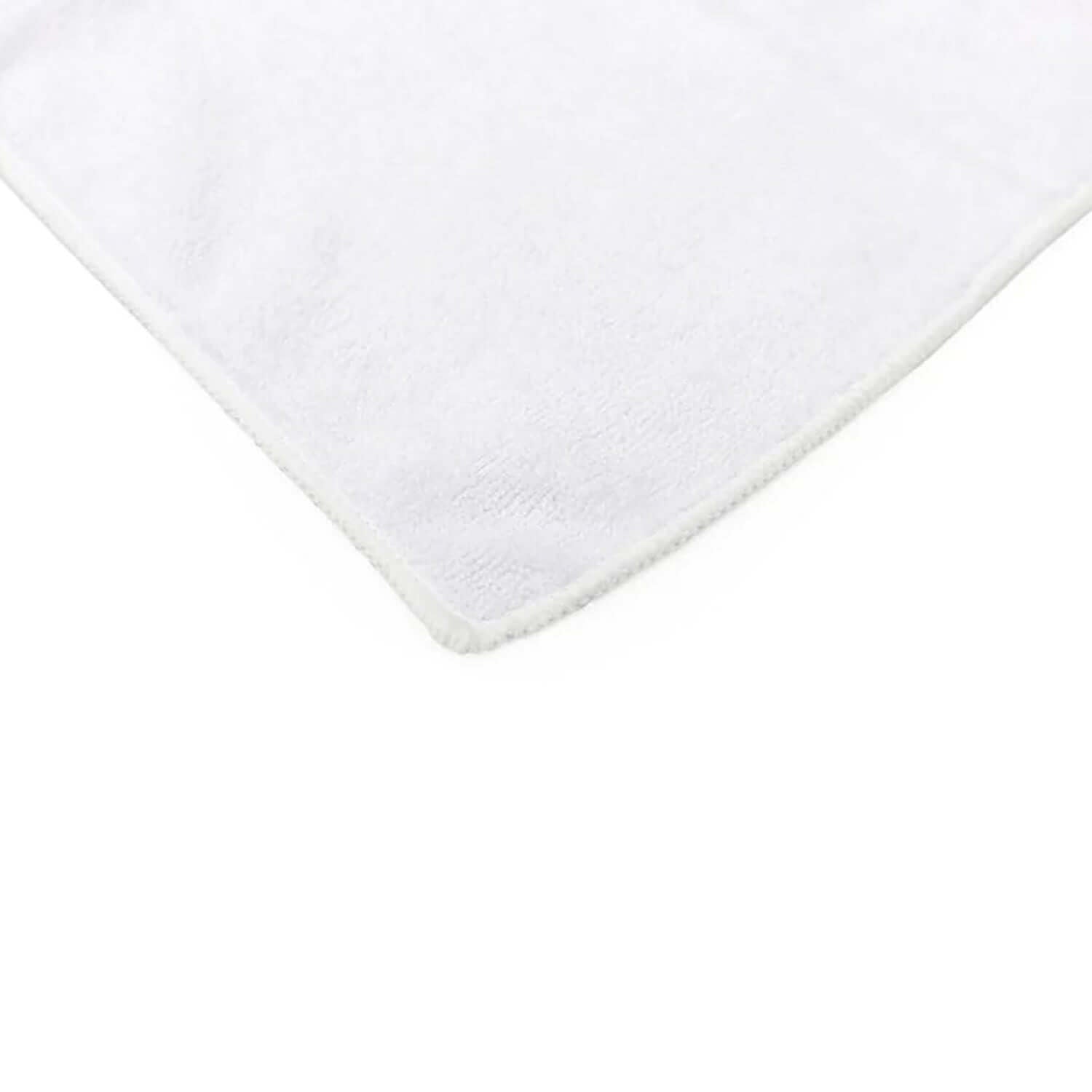 white cotton terry all-purpose towel edge