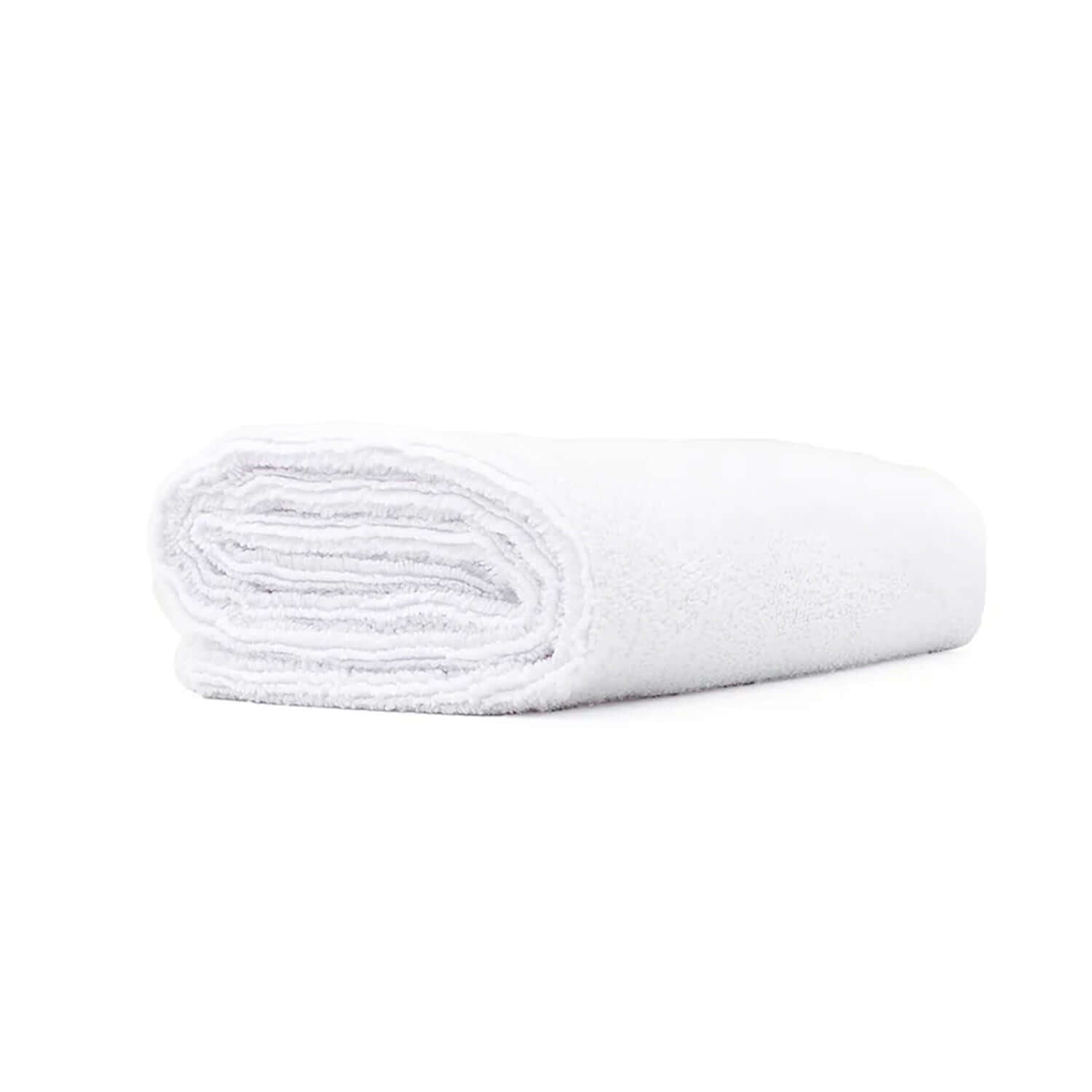 white cotton terry all-purpose towel
