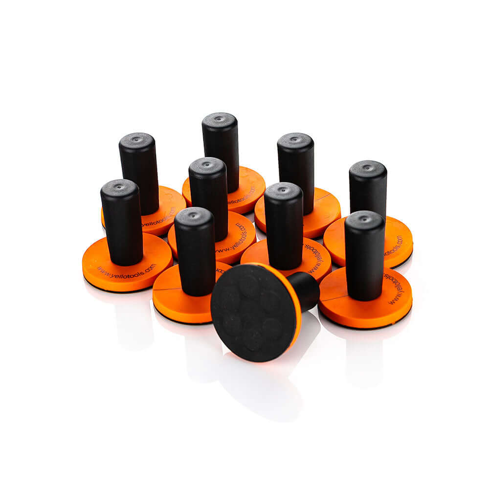 orange and black magnets
