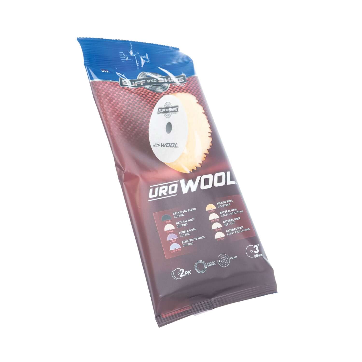 3 Inch Uro Wool Pad Package