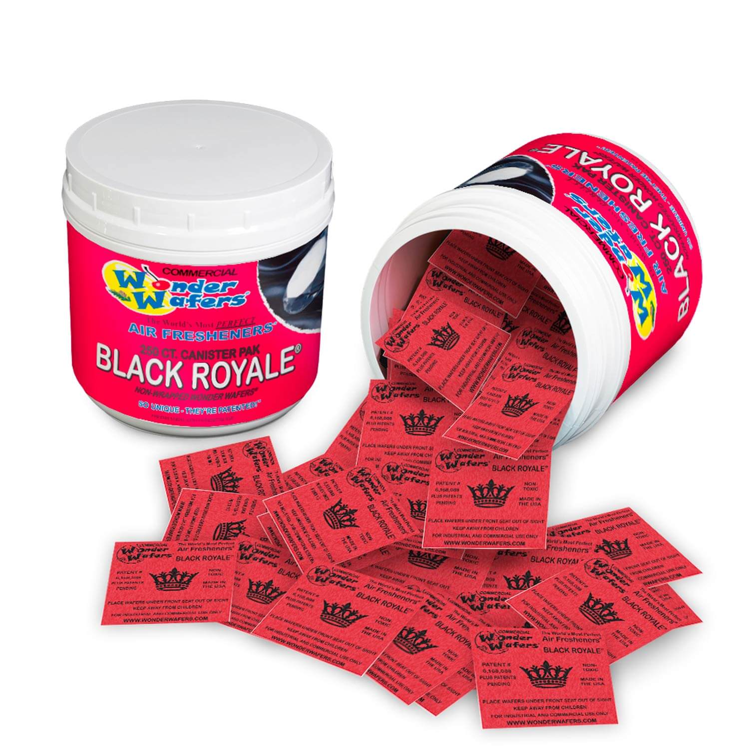 250-count black royale wonder wafers