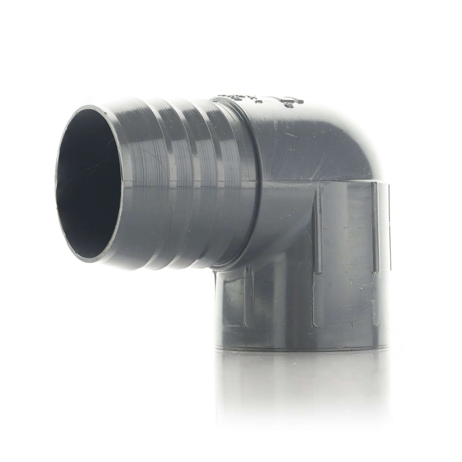 crusader machined plastic hose elbow