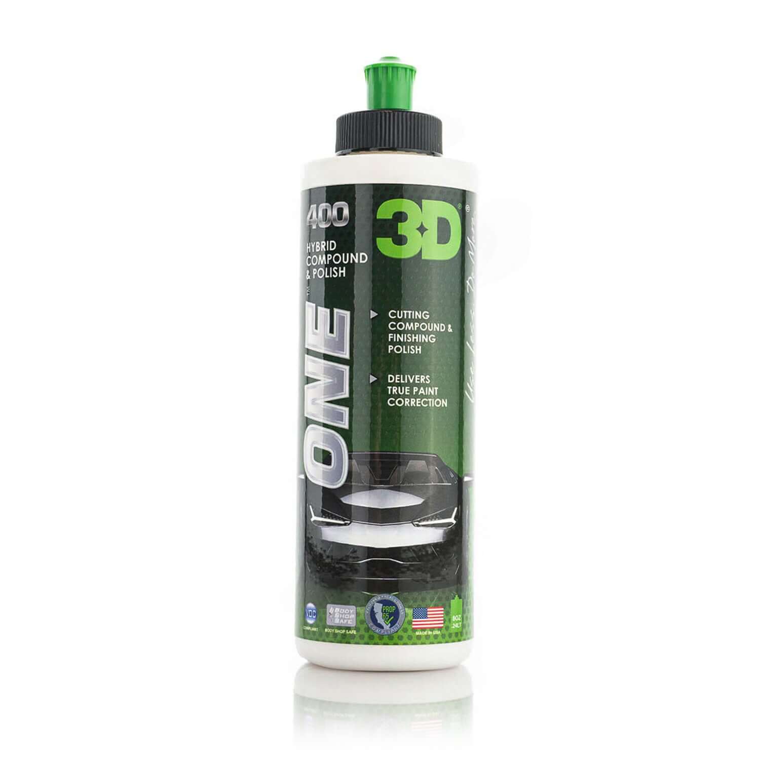 3d car care one step cutting compound and finishing polish 8-ounces