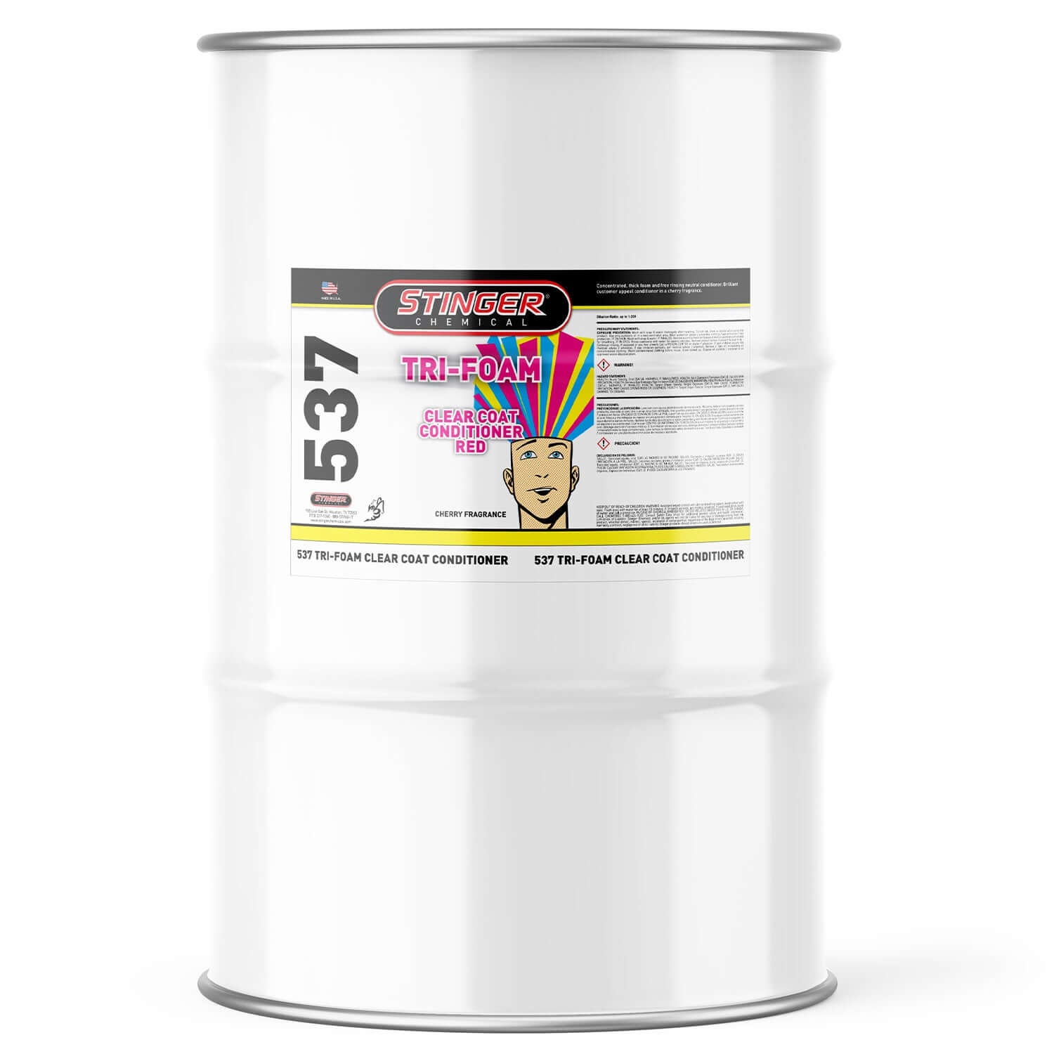 30-gallon drum Red Tri-Foam Clear Coat Conditioner