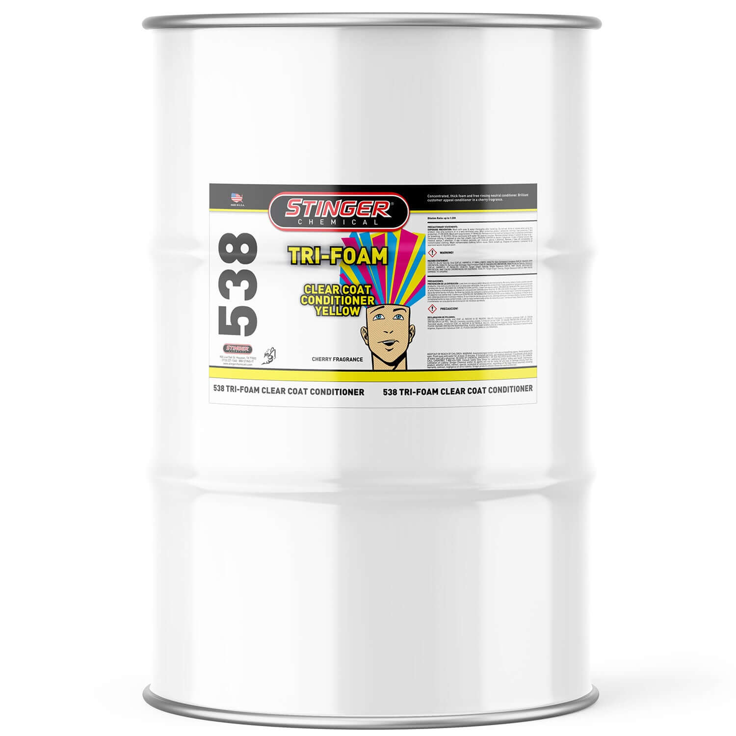 30-gallon drum Yellow Tri-Foam Clear Coat Conditioner