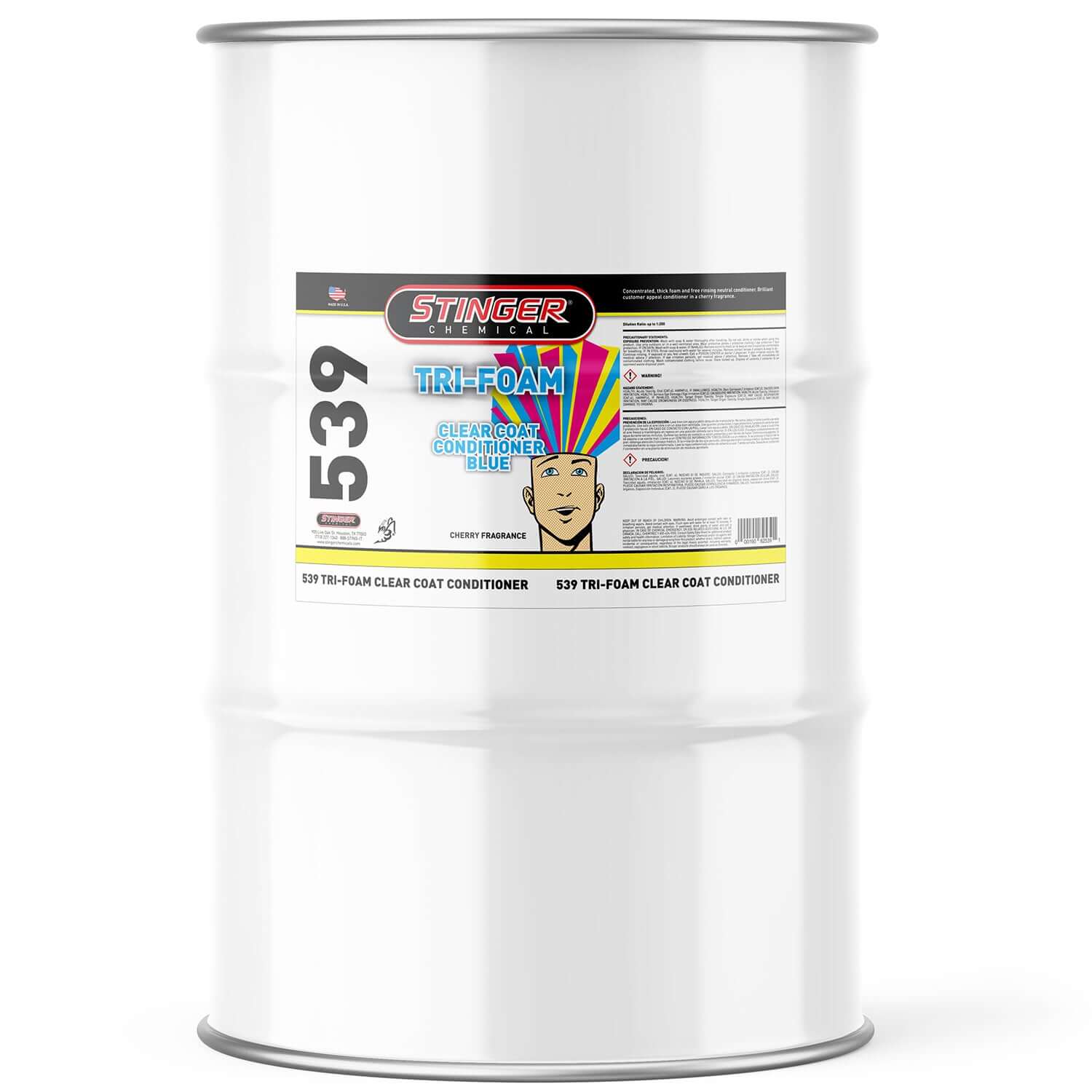 30-gallon drum Blue Tri-Foam Clear Coat Conditioner