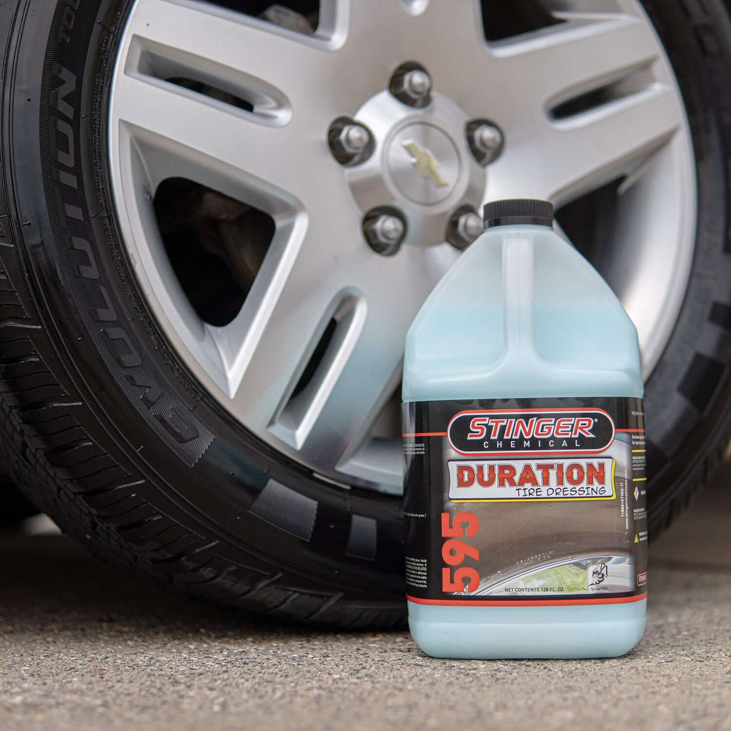 Duration Tire Dressing on wheels