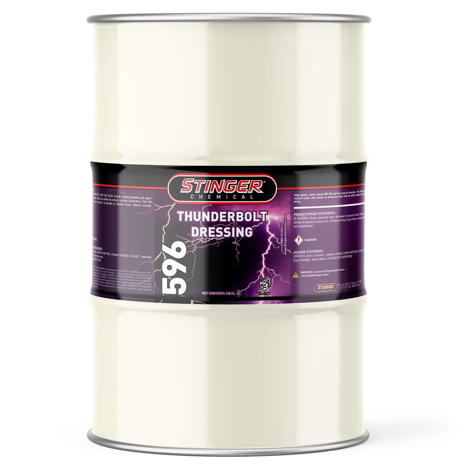 55-gallon drum thunderbolt tire dressing