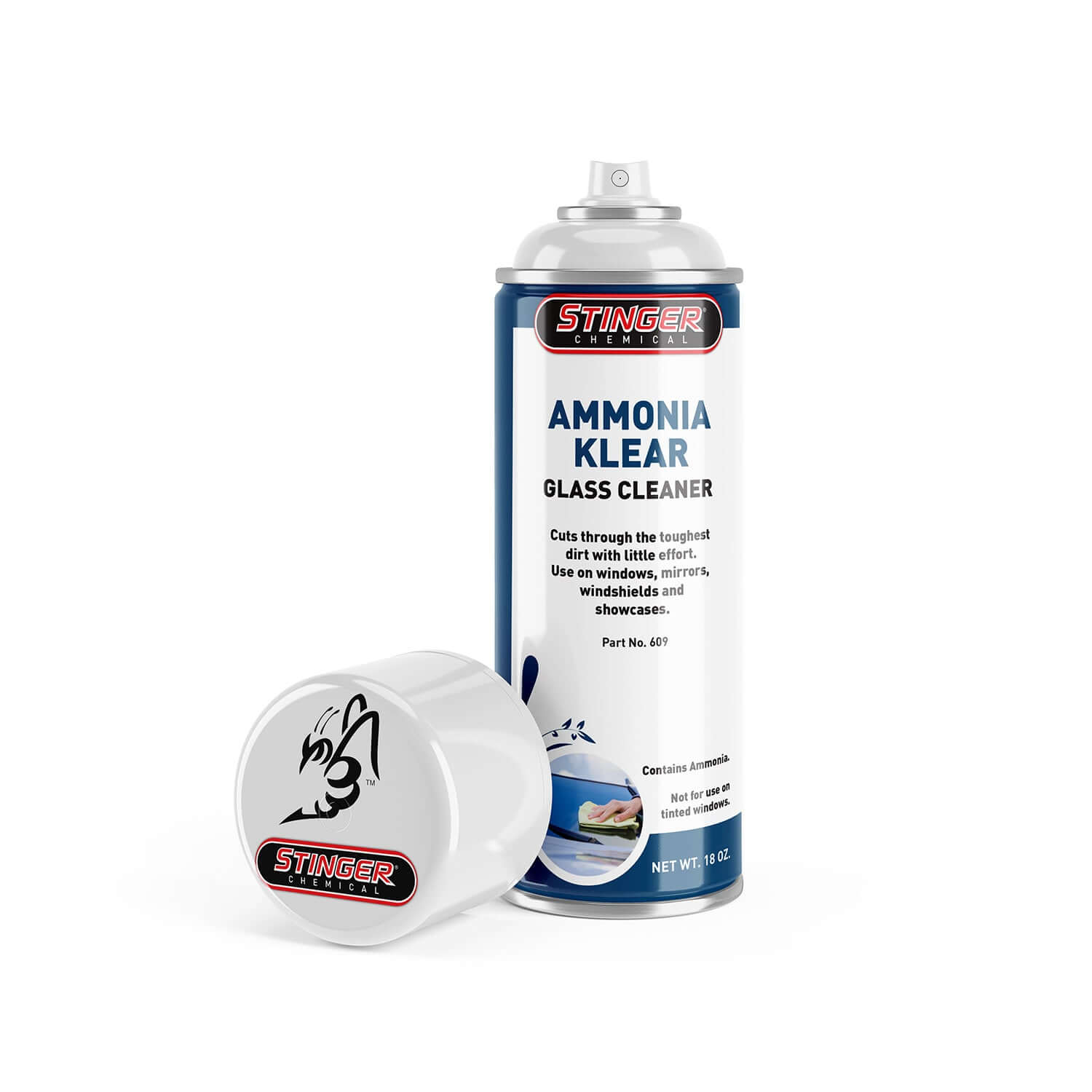 stinger chemical klear glass cleaner ammonia aerosol can