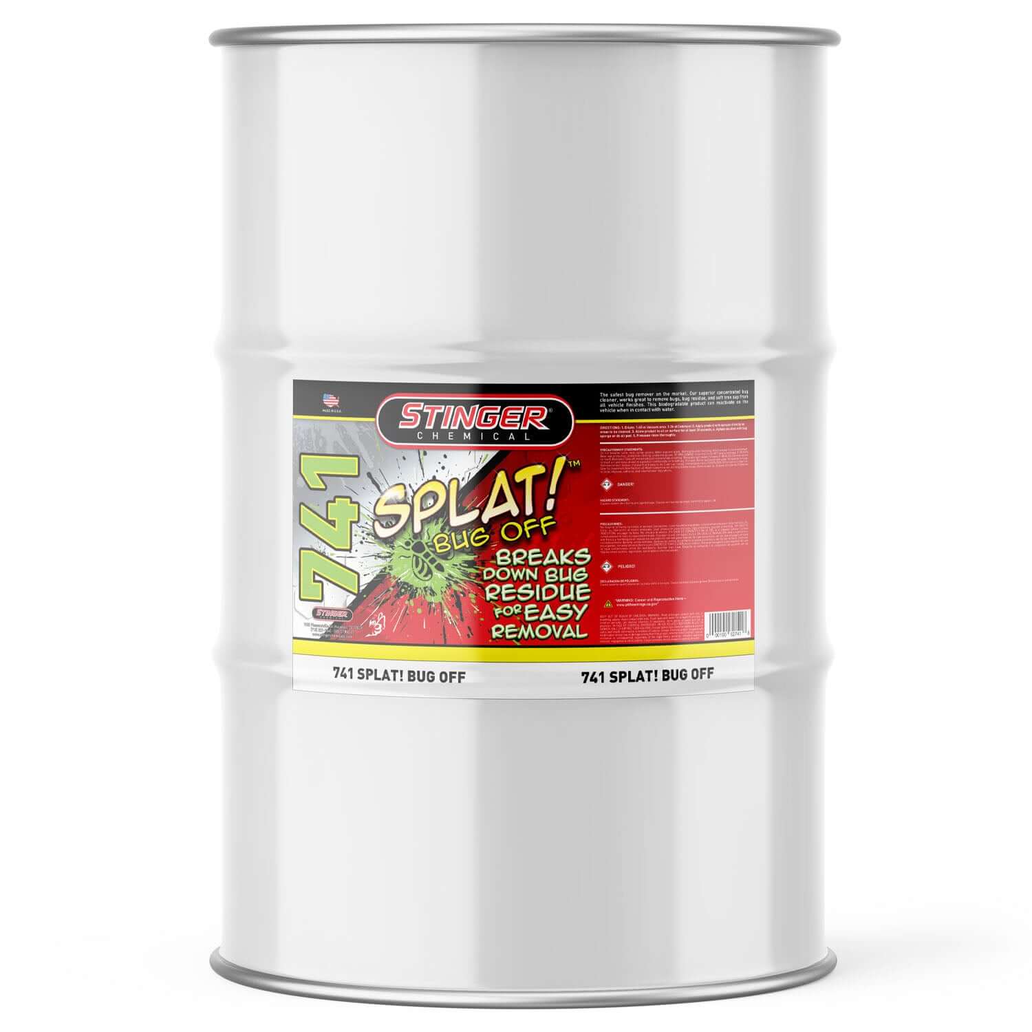 55-gallon drum splat bug remover