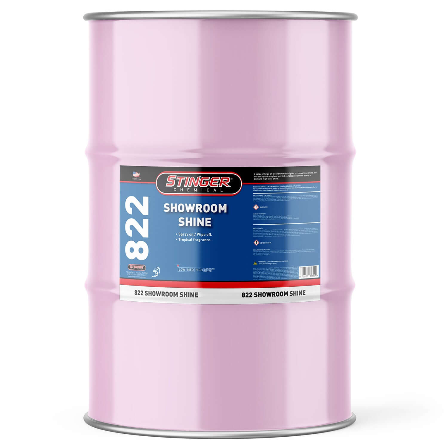 55-gallon drum showroom shine