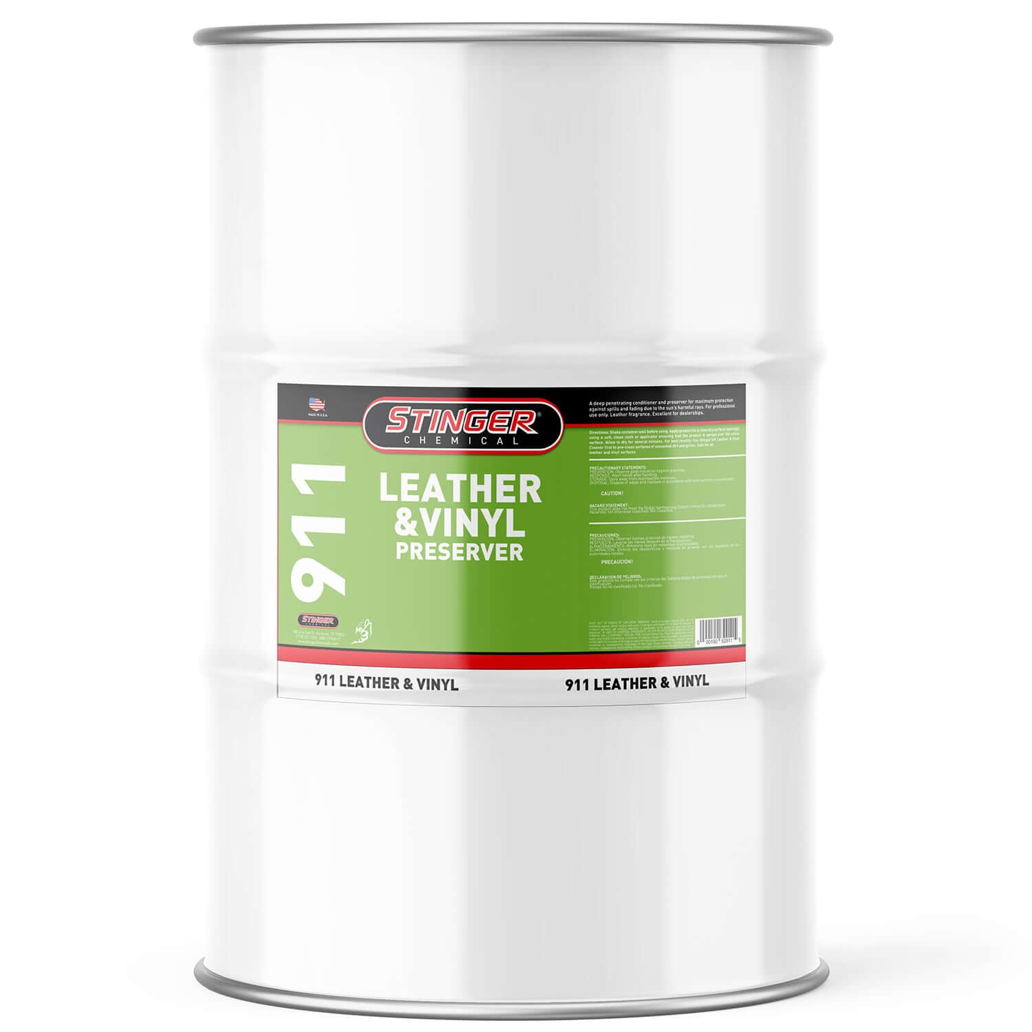 55-gallon drum leather & vinyl preserver