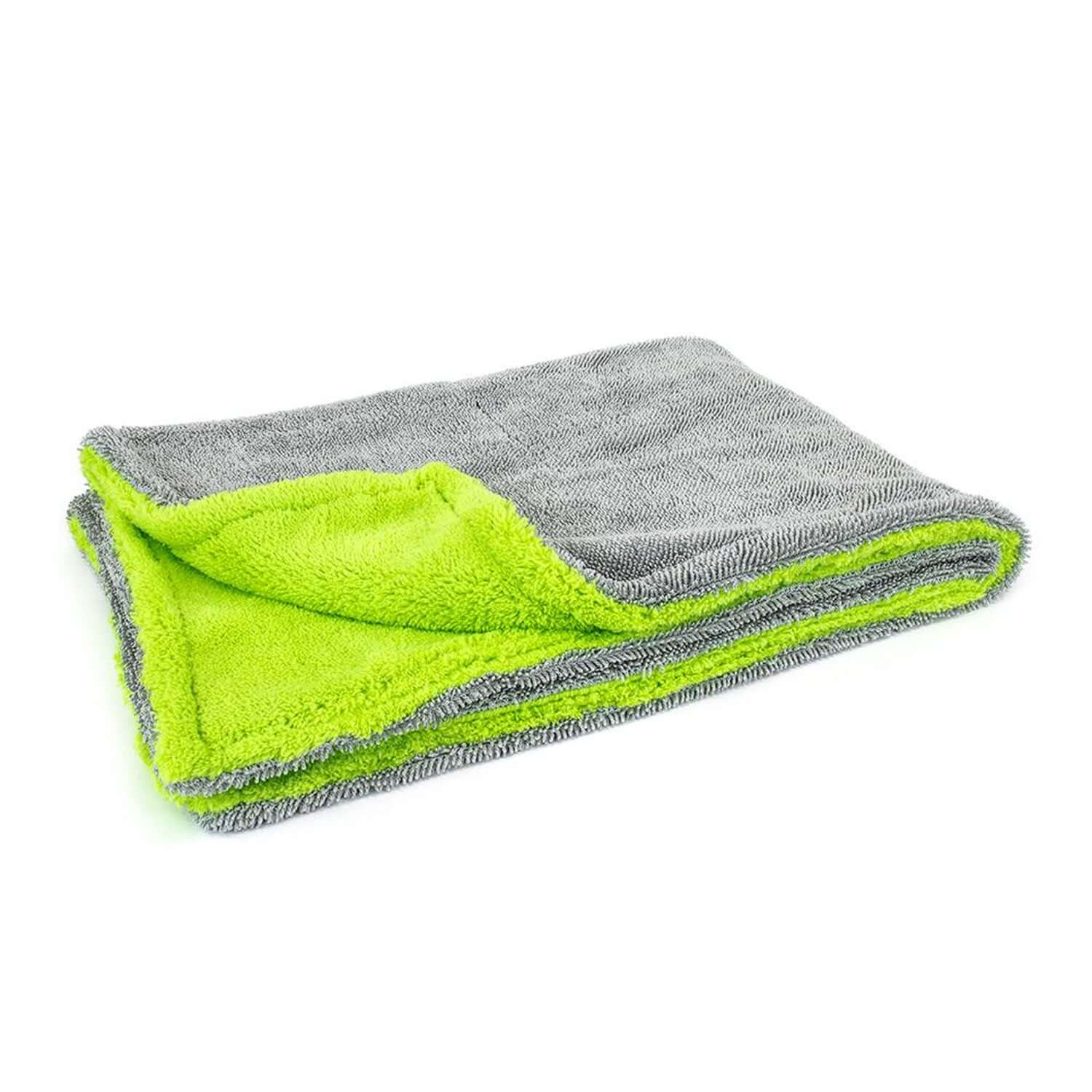 amphibian plush drying towels green large