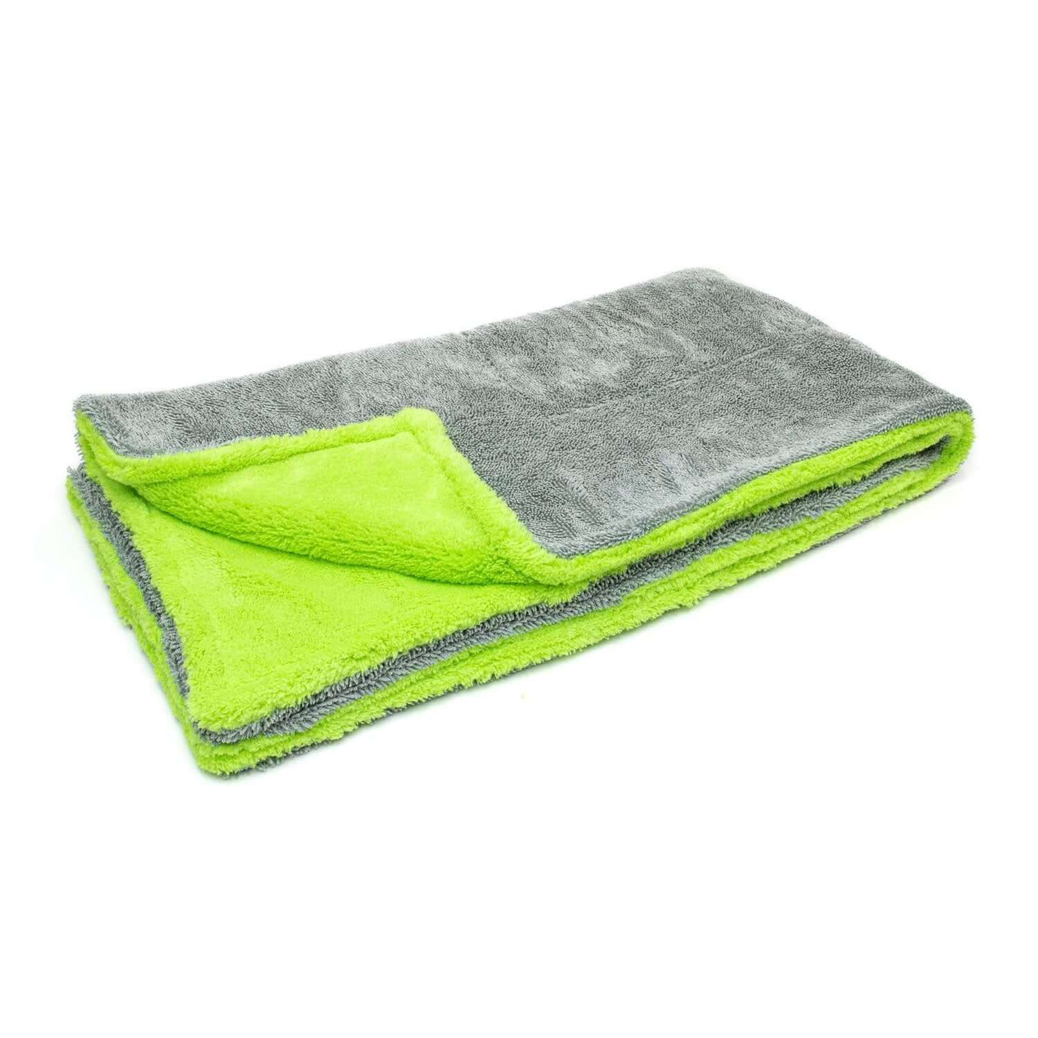 amphibian plush drying towels green extra-large