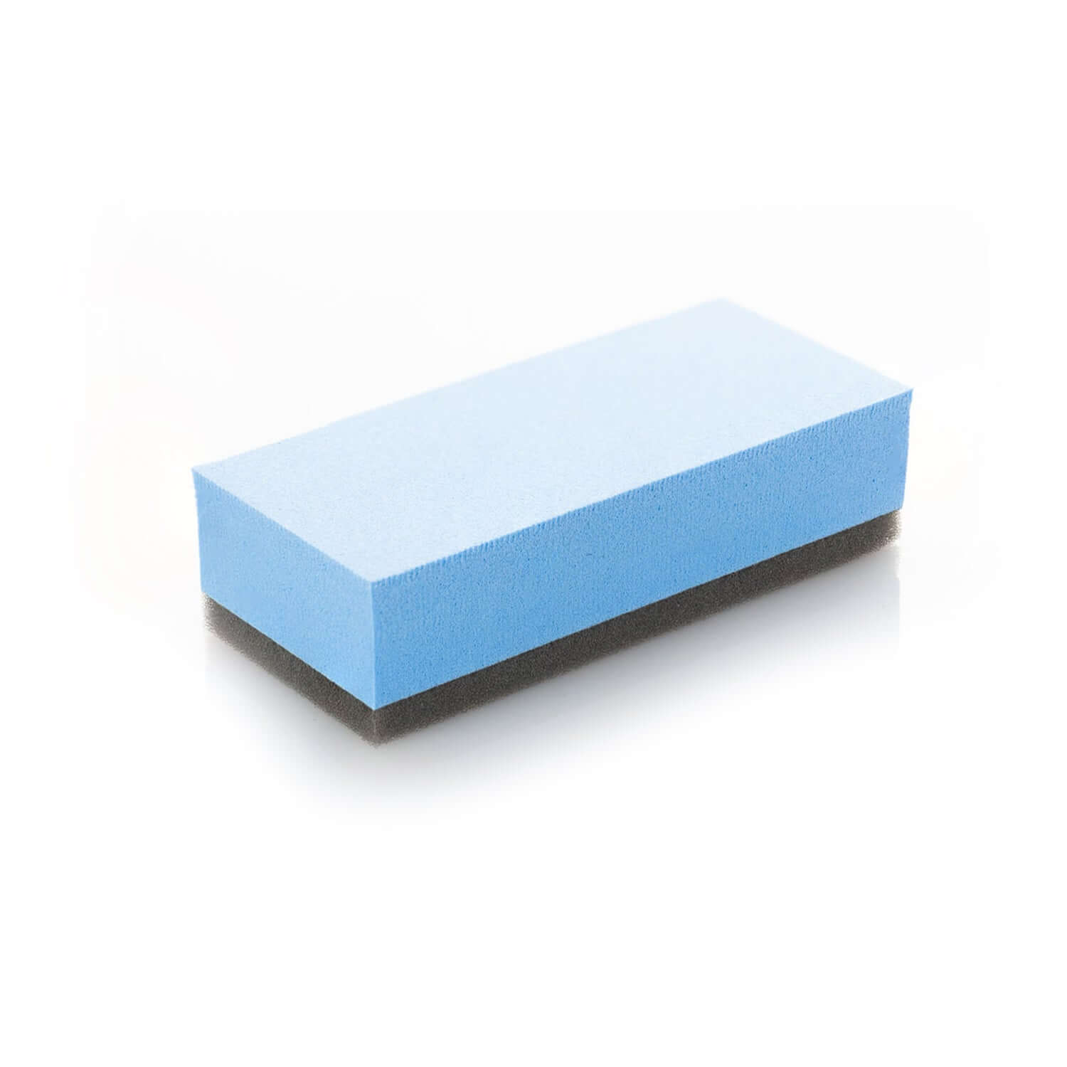 light blue rectangle ceramic coating applicator on a white background