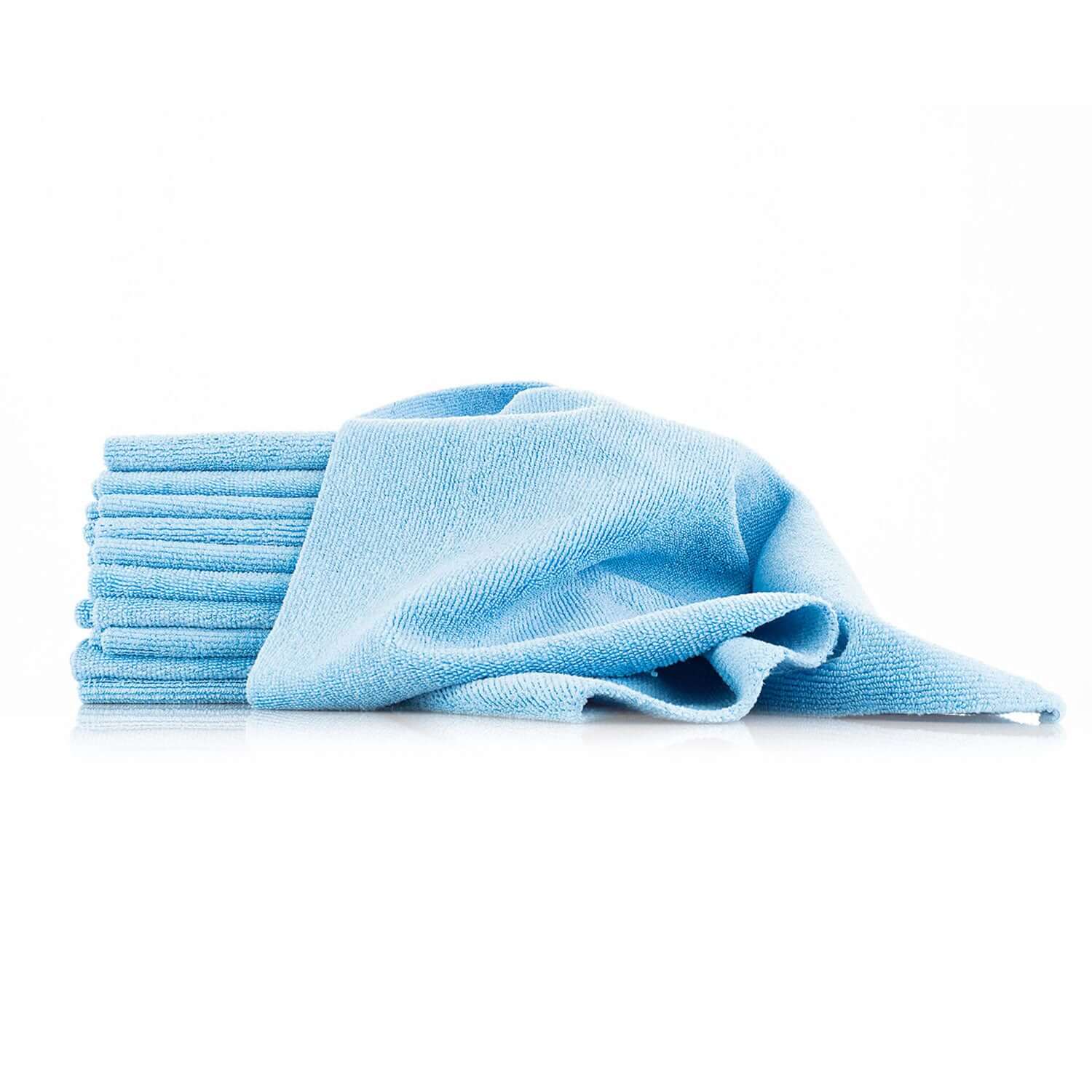 Light Blue Edgeless Microfiber Towels