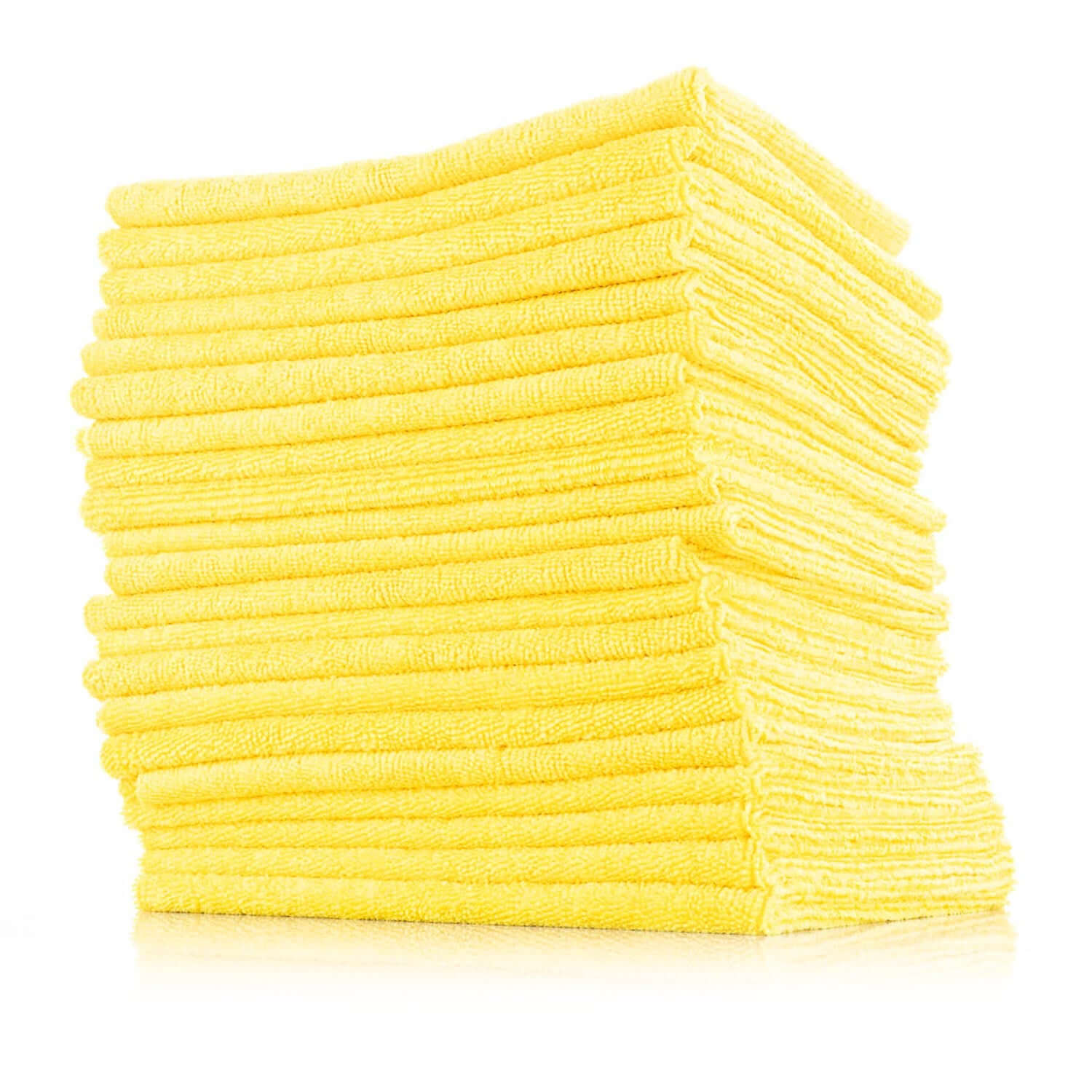 Yellow Edgeless Microfiber Towels