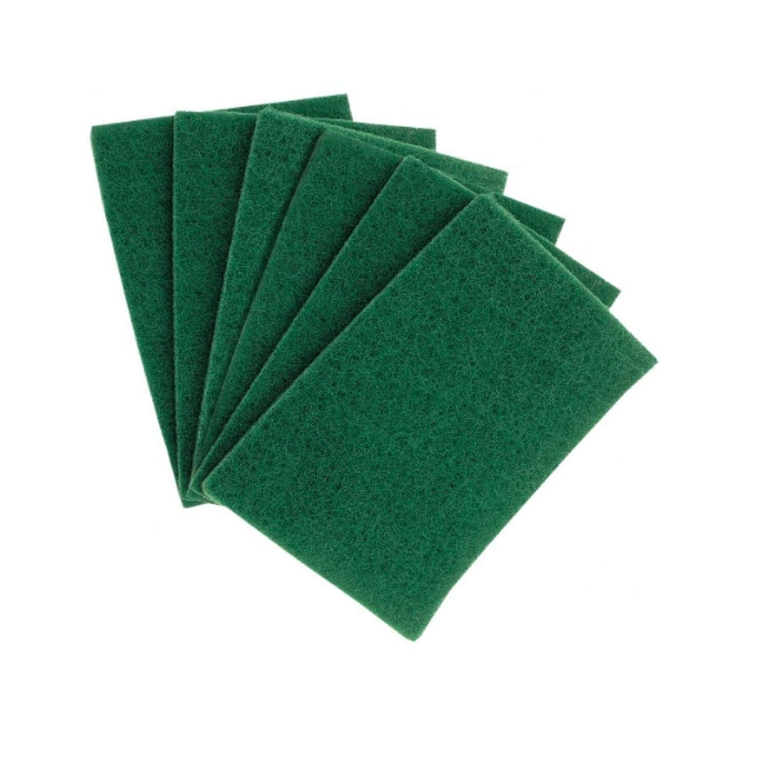 10-pack green scuff pad scrubbers
