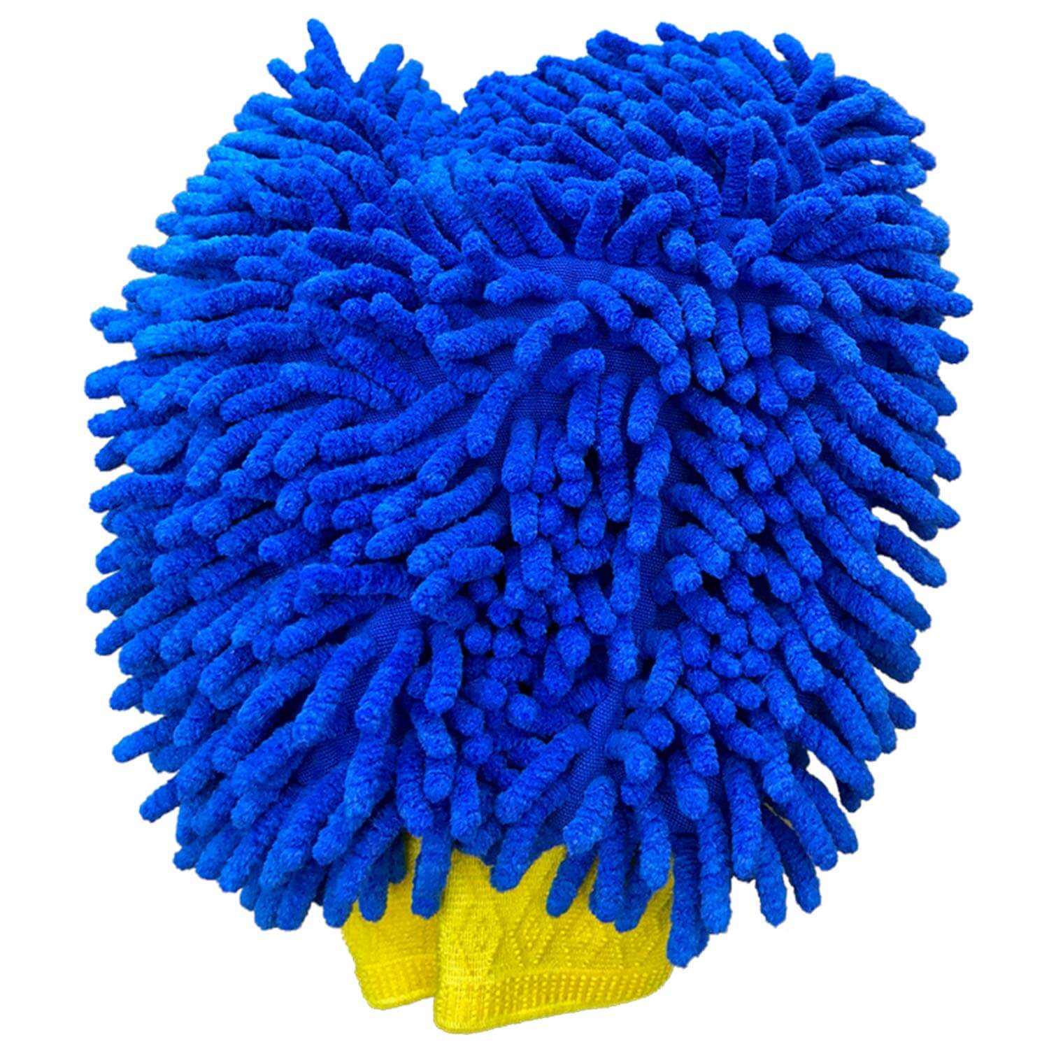 Blue Microfiber Car Wash Mitt
