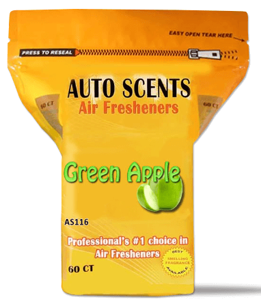 Autoscents air freshener wafers 60-count bag green apple