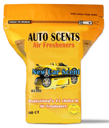 Autoscents air freshener wafers 60-count bag new car