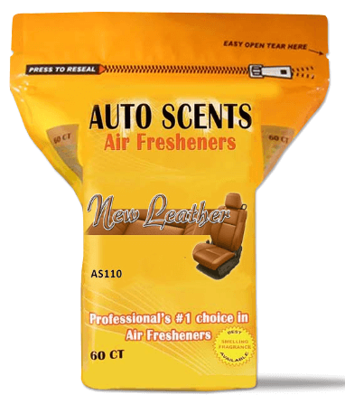 Autoscents air freshener wafers 60-count bag new leather