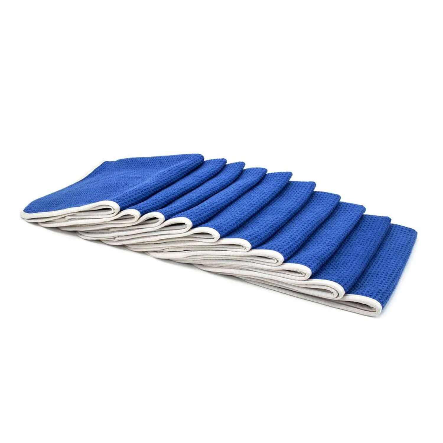 waffle weave 10 pack glass towels