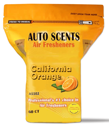 Autoscents air freshener wafers 60-count bag california orange