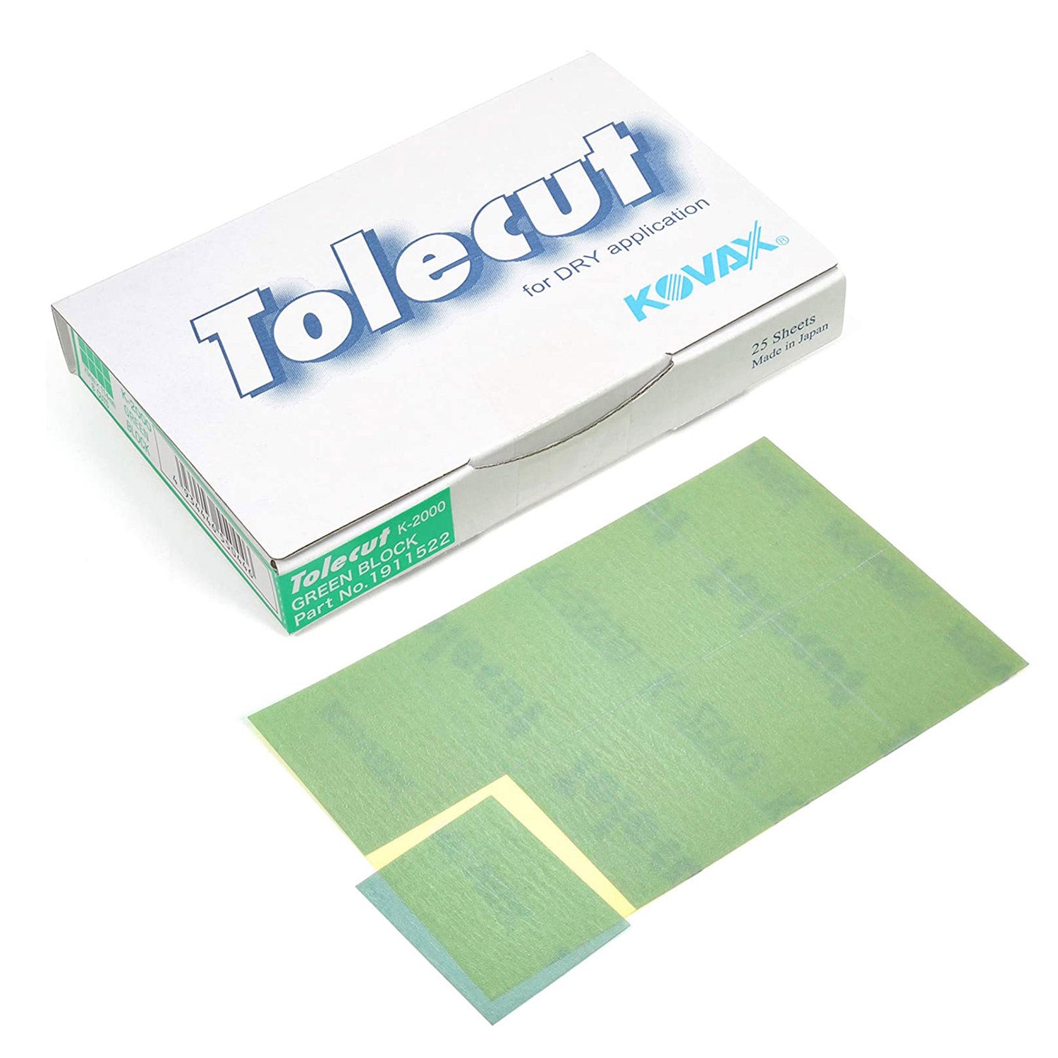 2000 grit green sanding sheets