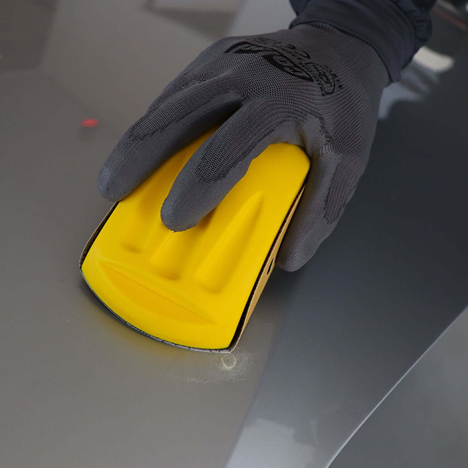 colad uv transparent putty sanding step