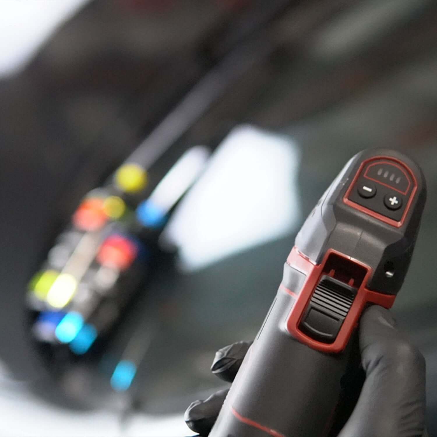 flex pxe80 cordless polisher trigger and power switch
