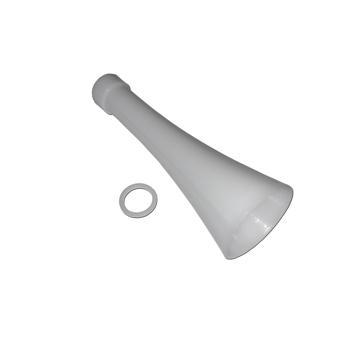 Tornador White Plastic Cone