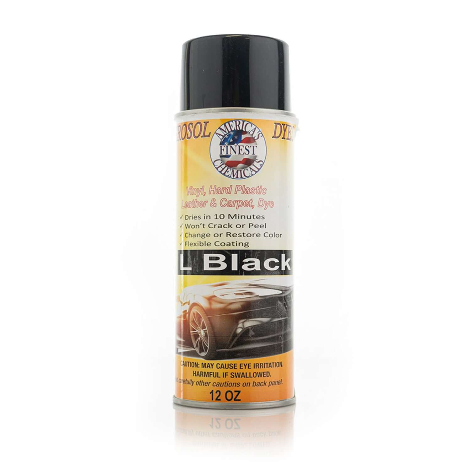 black carpet dye aerosol spray