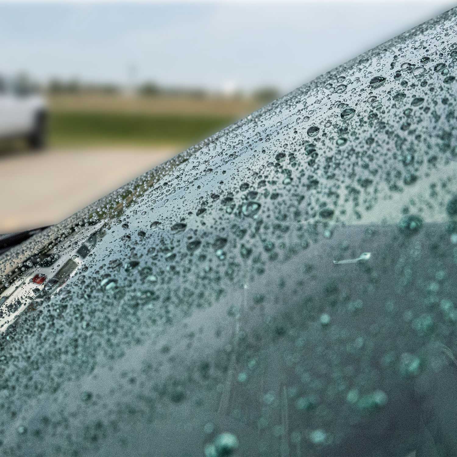 Quantum Ceramic Glass Treatment on windshield