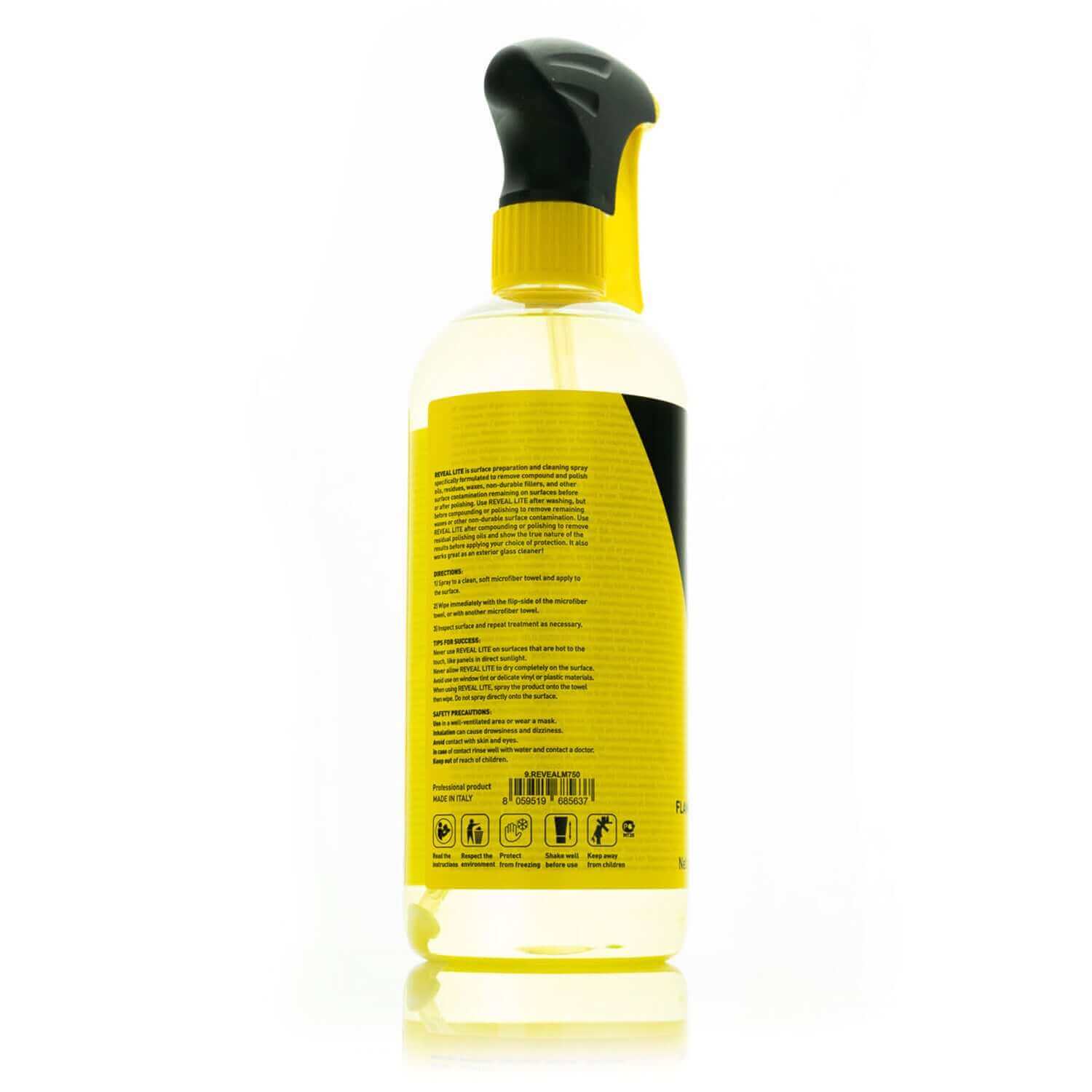 reveal lite residue remover back