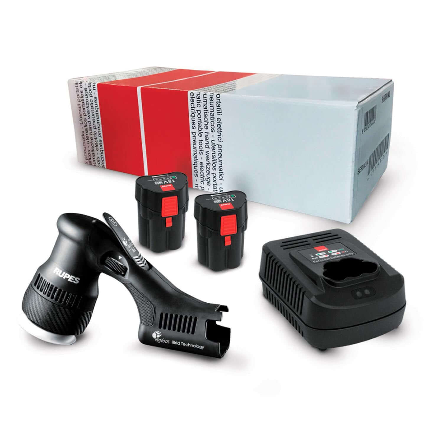 RUPES HLR75 Mini Cordless Polisher Starter Kit