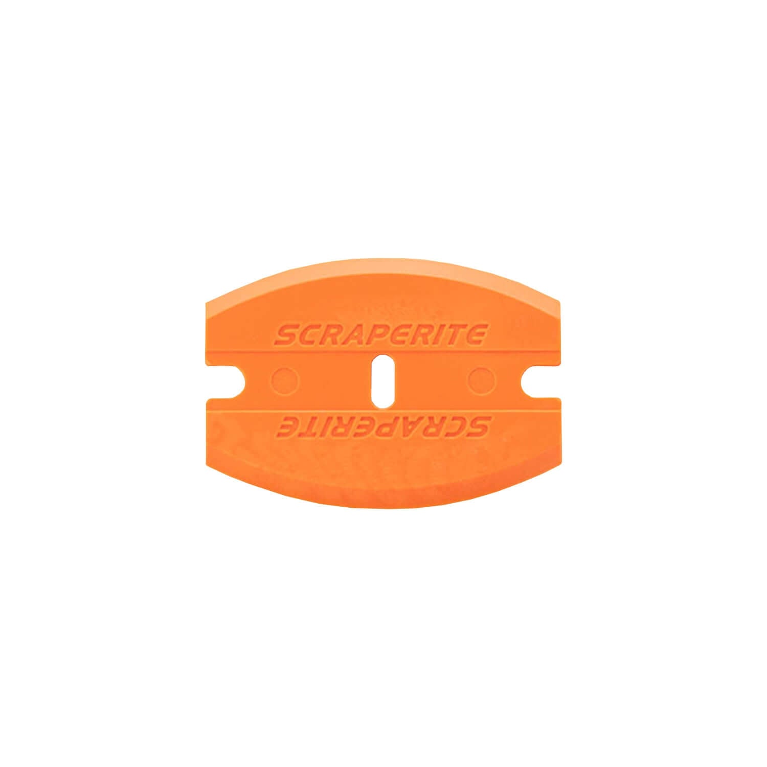 scraperite curvey plastic razor blade general purpose orange