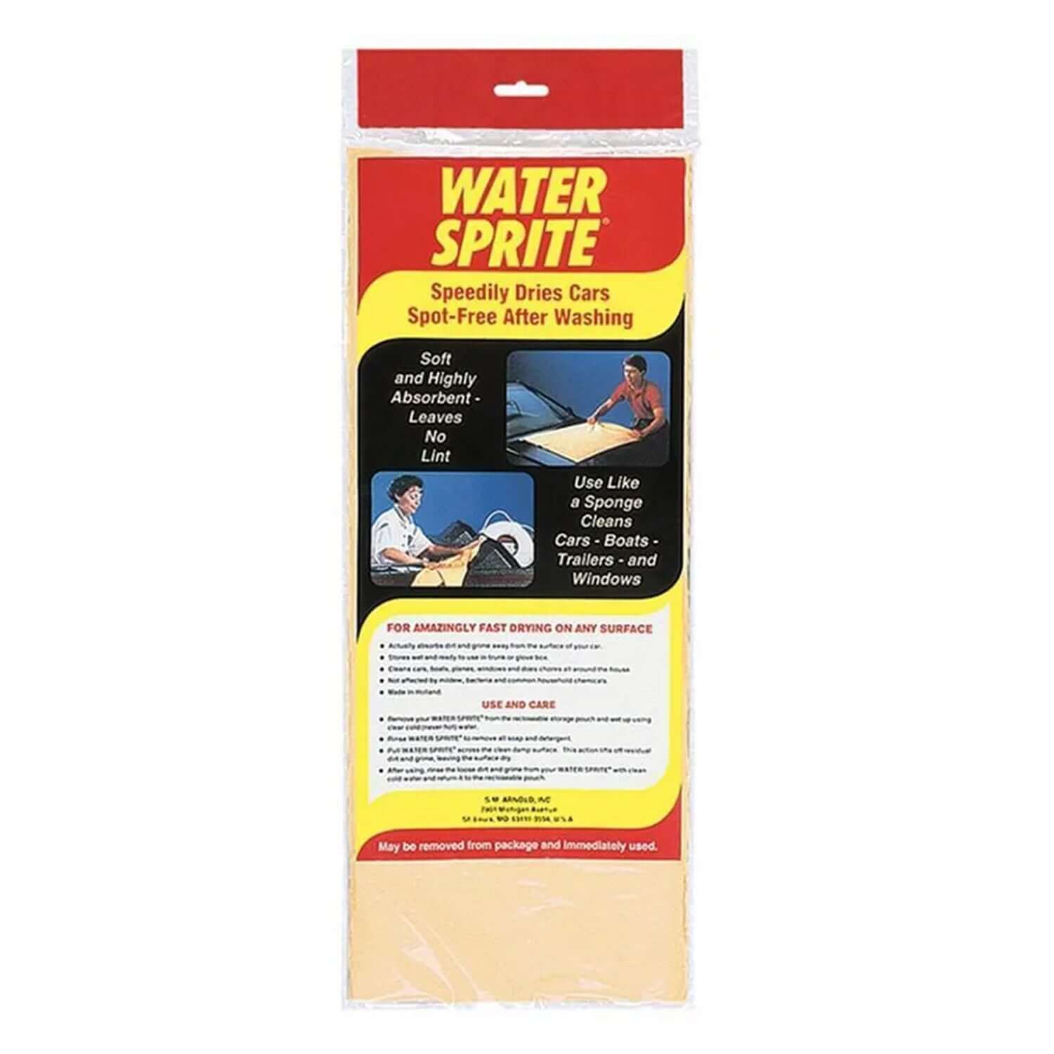 water sprite car drying chamois